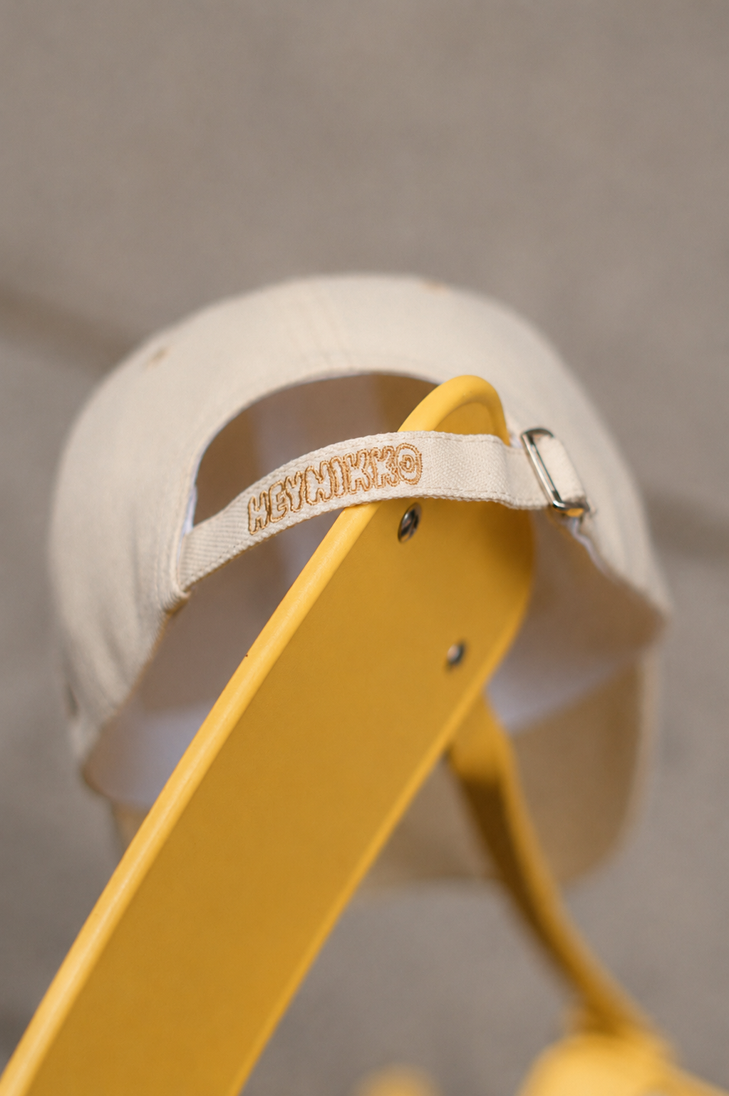 Baobao & Sunny Cream White Embroidered Cap