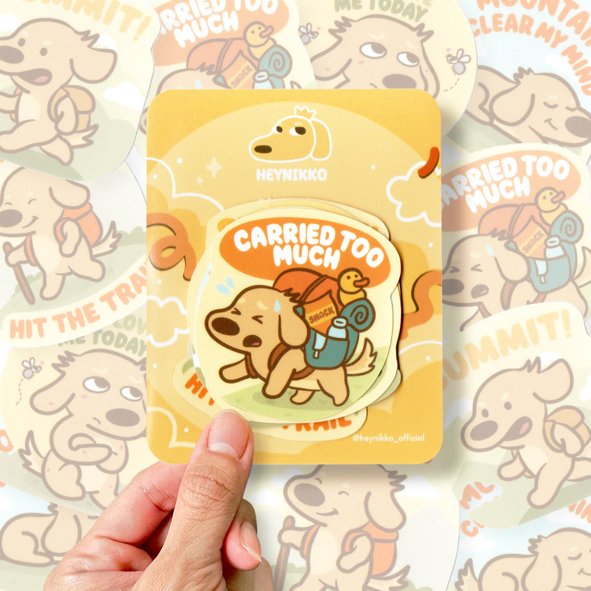 Happy Tails, Happy Trails Stickers