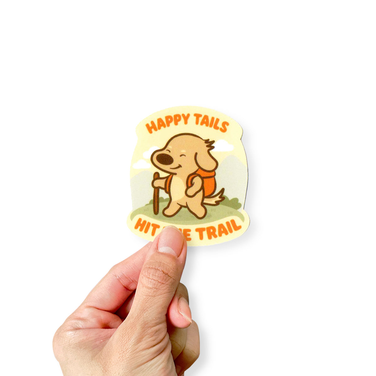 Happy Tails, Happy Trails Stickers