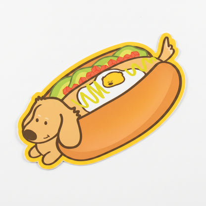Sausage Squad Hotdog Die-Cut Sticker Series
