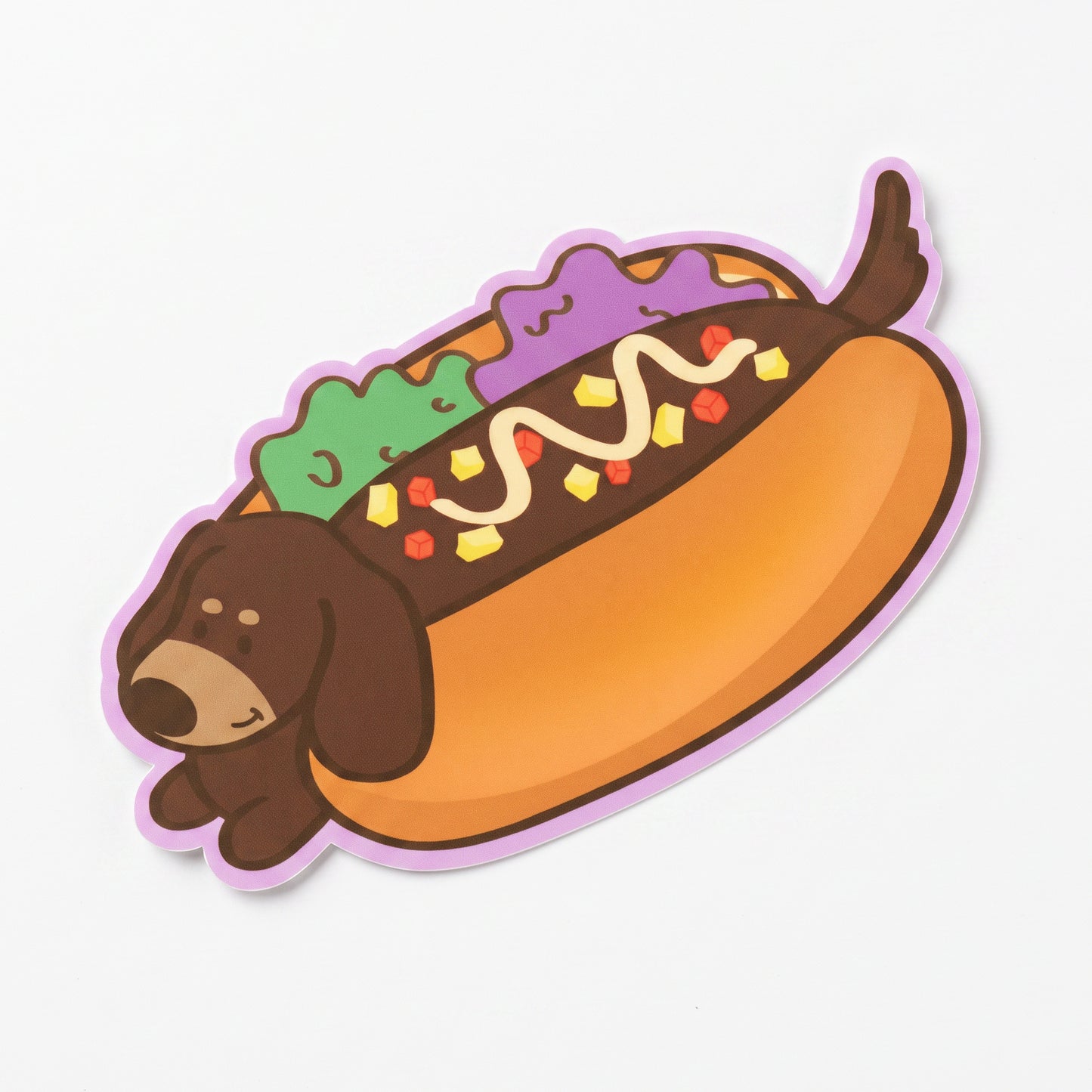 Sausage Squad Hotdog Die-Cut Sticker Series