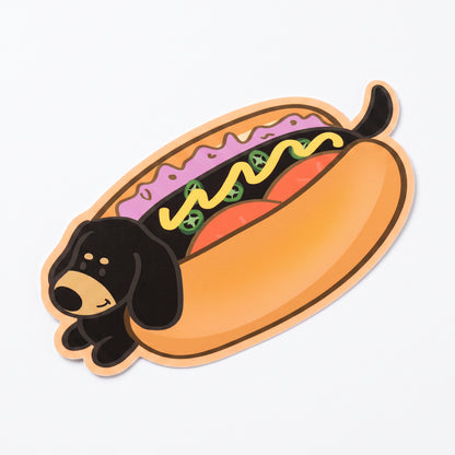 Sausage Squad Hotdog Die-Cut Sticker Series