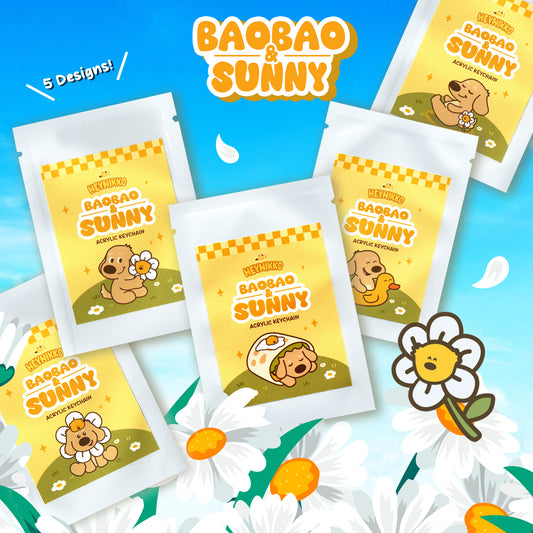 Baobao & Sunny: Acrylic Keychain