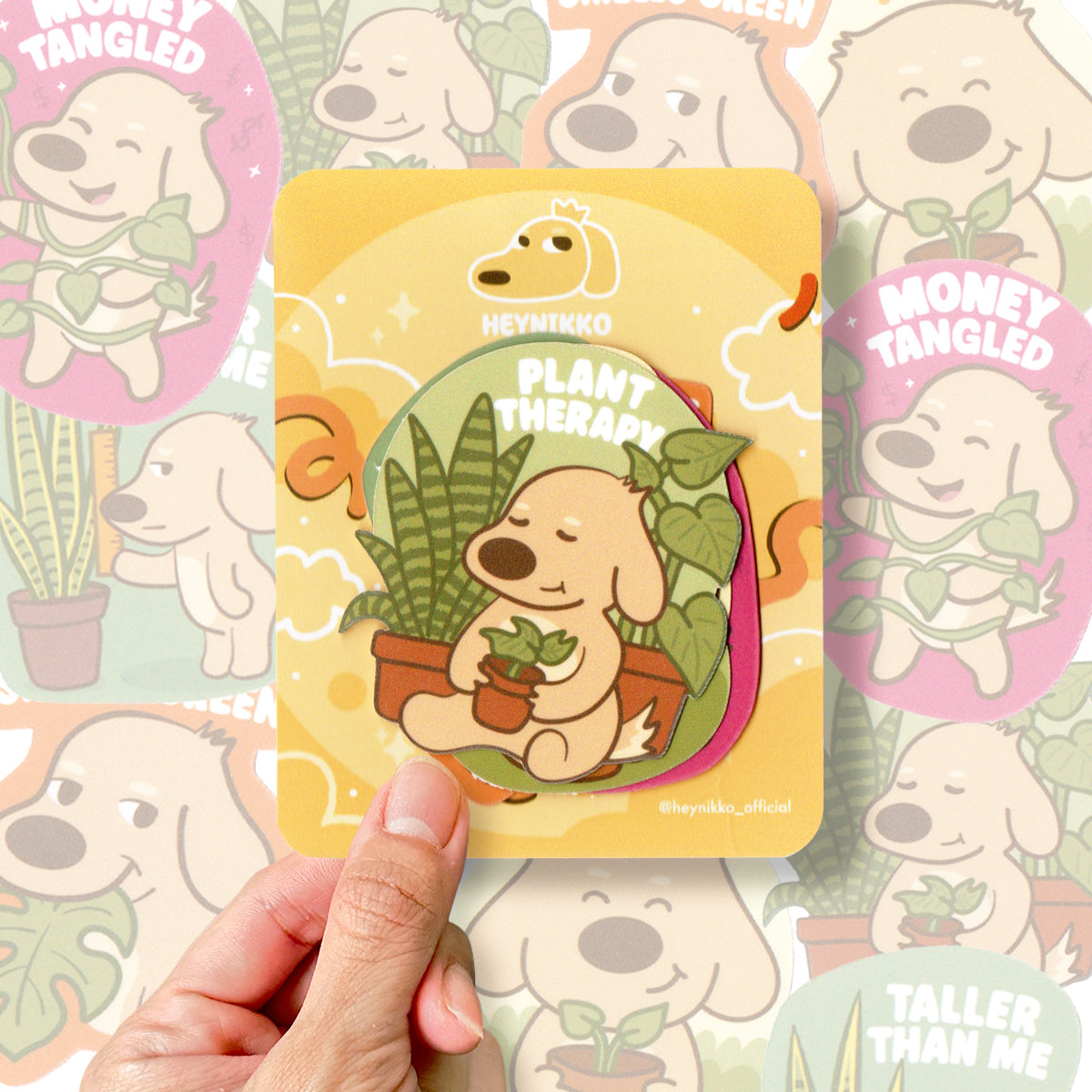 Potted Pawsessions Stickers