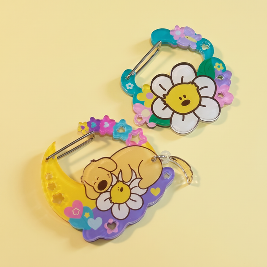 Baobao & Sunny Acrylic Carabiners