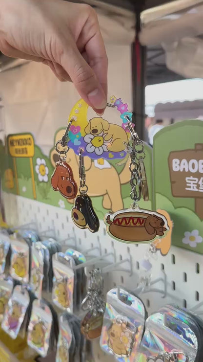 Baobao & Sunny Acrylic Carabiners